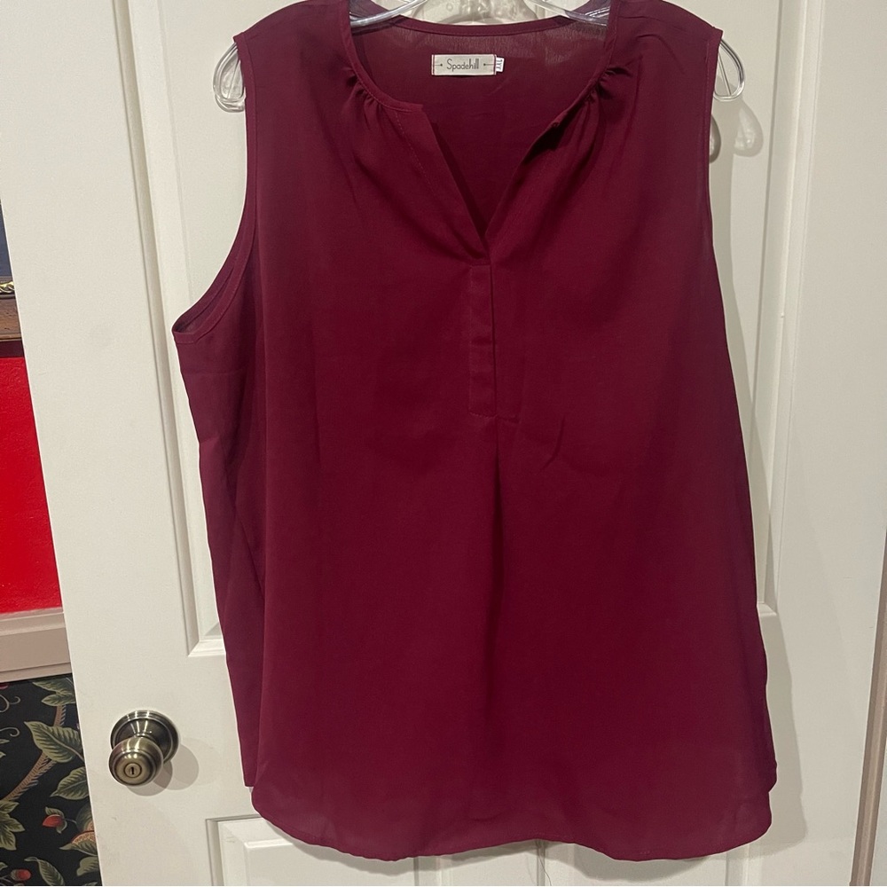 Spadehill Sleeveless Blouse size XL
